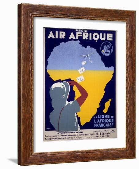 Air Afrique-null-Framed Art Print