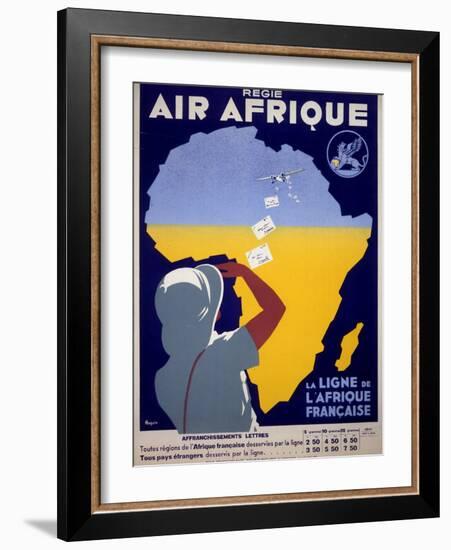 Air Afrique-null-Framed Art Print