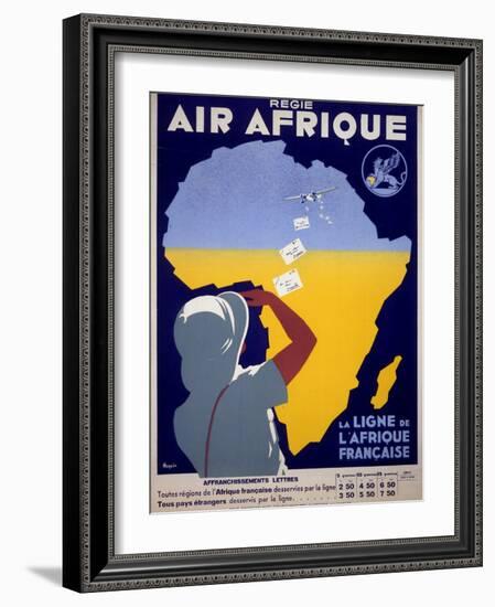 Air Afrique-null-Framed Art Print