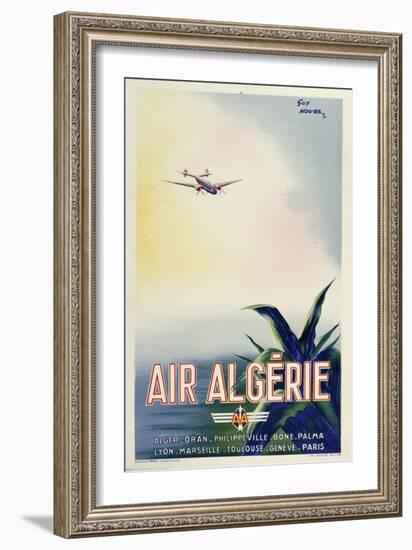 Air Algerie-null-Framed Giclee Print