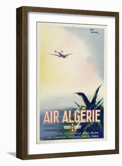 Air Algerie-null-Framed Giclee Print