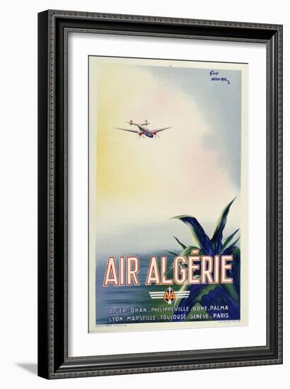 Air Algerie-null-Framed Giclee Print