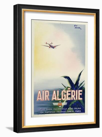 Air Algerie-null-Framed Giclee Print