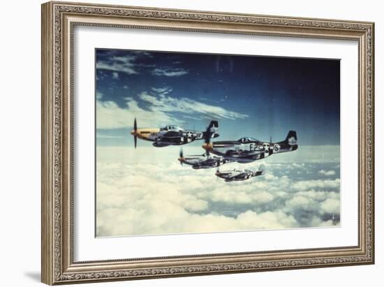 Air and Space: 361st Fight Group, Eighth Air Force-null-Framed Art Print