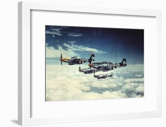 Air and Space: 361st Fight Group, Eighth Air Force-null-Framed Art Print