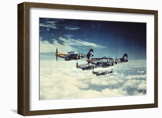 Air and Space: 361st Fight Group, Eighth Air Force-null-Framed Art Print