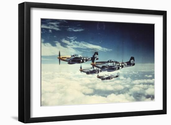 Air and Space: 361st Fight Group, Eighth Air Force-null-Framed Art Print