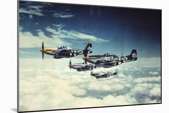 Air and Space: 361st Fight Group, Eighth Air Force-null-Mounted Art Print