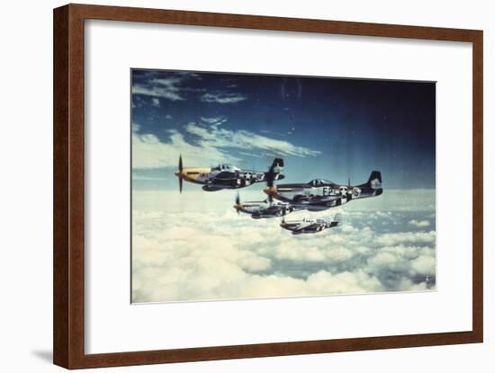 Air and Space: 361st Fight Group, Eighth Air Force-null-Framed Art Print