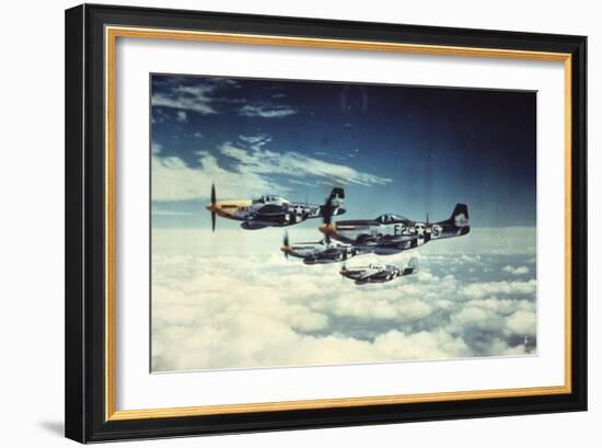 Air and Space: 361st Fight Group, Eighth Air Force-null-Framed Art Print