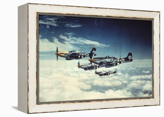 Air and Space: 361st Fight Group, Eighth Air Force-null-Framed Stretched Canvas