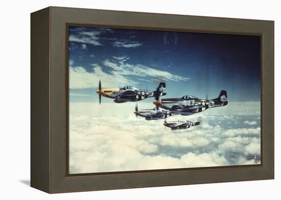 Air and Space: 361st Fight Group, Eighth Air Force-null-Framed Stretched Canvas