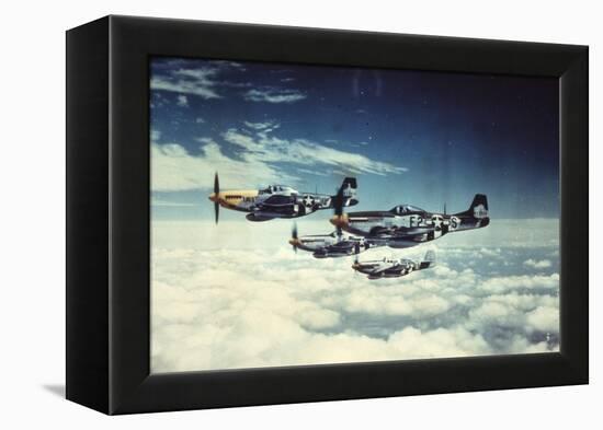 Air and Space: 361st Fight Group, Eighth Air Force-null-Framed Stretched Canvas