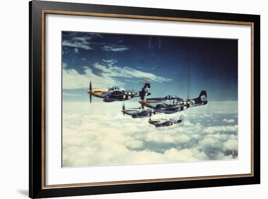 Air and Space: 361st Fight Group, Eighth Air Force-null-Framed Art Print