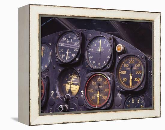 Air and Space: Bell X-1 Cockpit-null-Framed Premier Image Canvas