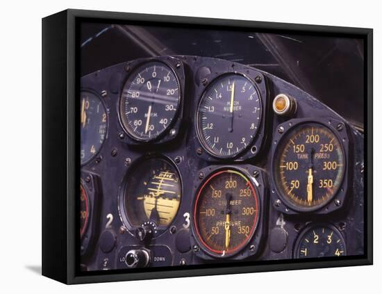 Air and Space: Bell X-1 Cockpit-null-Framed Premier Image Canvas