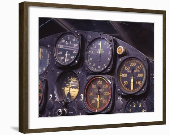 Air and Space: Bell X-1 Cockpit-null-Framed Photographic Print