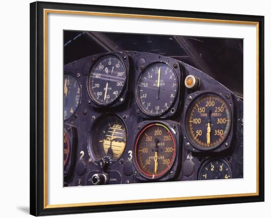 Air and Space: Bell X-1 Cockpit-null-Framed Photographic Print