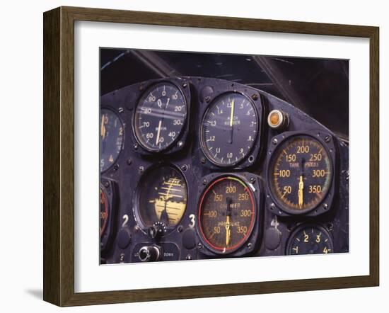 Air and Space: Bell X-1 Cockpit-null-Framed Photographic Print