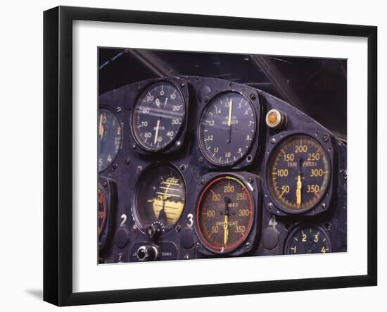 Air and Space: Bell X-1 Cockpit-null-Framed Photographic Print