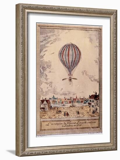 Air and Space: Lundari's Hydrogen Balloon-null-Framed Art Print