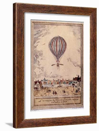 Air and Space: Lundari's Hydrogen Balloon-null-Framed Art Print