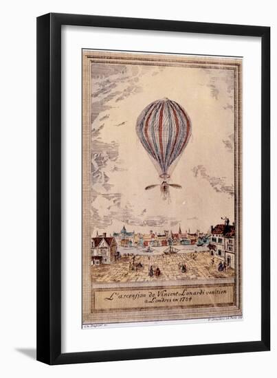 Air and Space: Lundari's Hydrogen Balloon-null-Framed Art Print