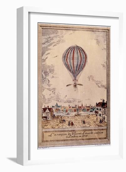 Air and Space: Lundari's Hydrogen Balloon-null-Framed Art Print