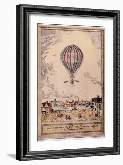 Air and Space: Lundari's Hydrogen Balloon-null-Framed Art Print