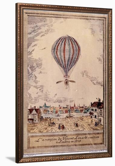 Air and Space: Lundari's Hydrogen Balloon-null-Framed Art Print