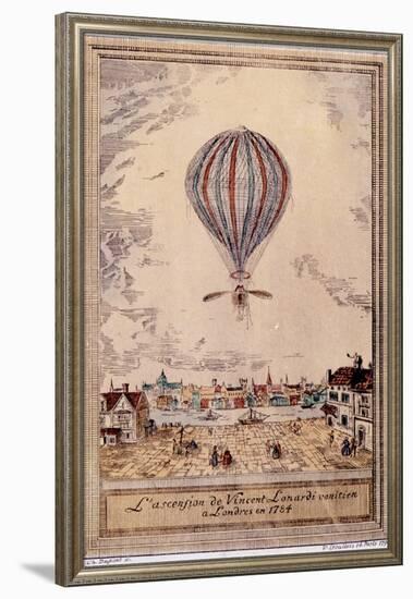 Air and Space: Lundari's Hydrogen Balloon-null-Framed Art Print