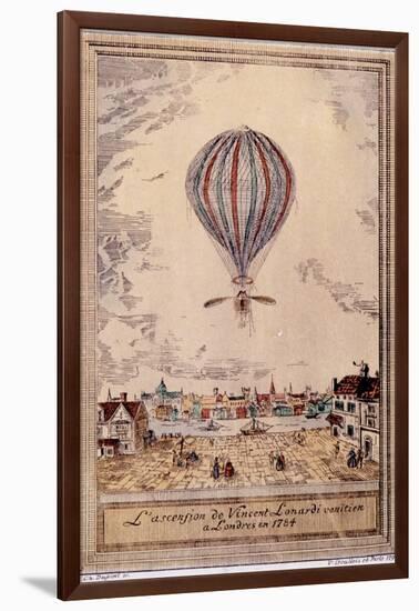 Air and Space: Lundari's Hydrogen Balloon-null-Framed Art Print
