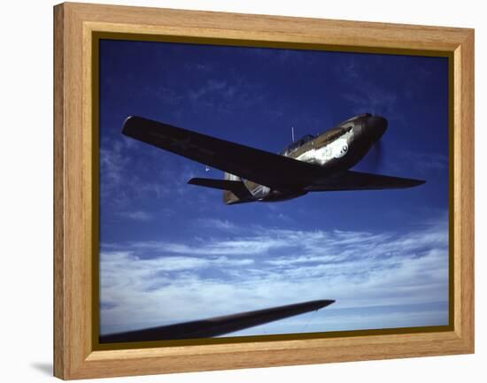 Air and Space: North American P-51B Mustang-null-Framed Premier Image Canvas