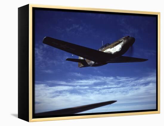 Air and Space: North American P-51B Mustang-null-Framed Premier Image Canvas