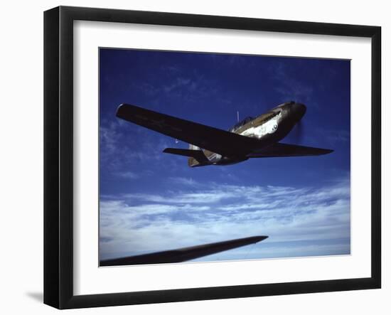 Air and Space: North American P-51B Mustang-null-Framed Photographic Print