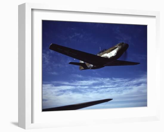 Air and Space: North American P-51B Mustang-null-Framed Photographic Print