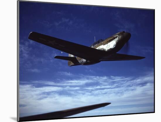 Air and Space: North American P-51B Mustang-null-Mounted Photographic Print