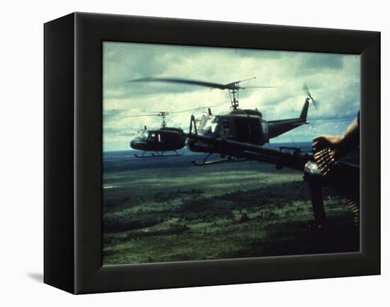 Air and Space: U.S. Army Bell UH-1 Iroquois-null-Framed Premier Image Canvas