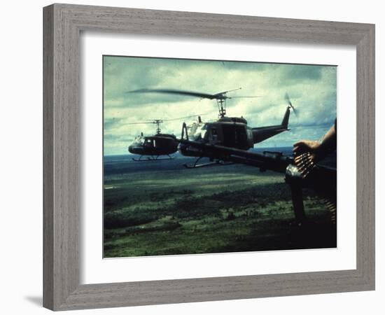 Air and Space: U.S. Army Bell UH-1 Iroquois-null-Framed Photographic Print