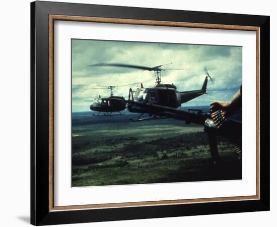 Air and Space: U.S. Army Bell UH-1 Iroquois-null-Framed Photographic Print