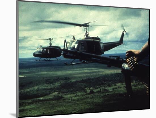 Air and Space: U.S. Army Bell UH-1 Iroquois-null-Mounted Photographic Print