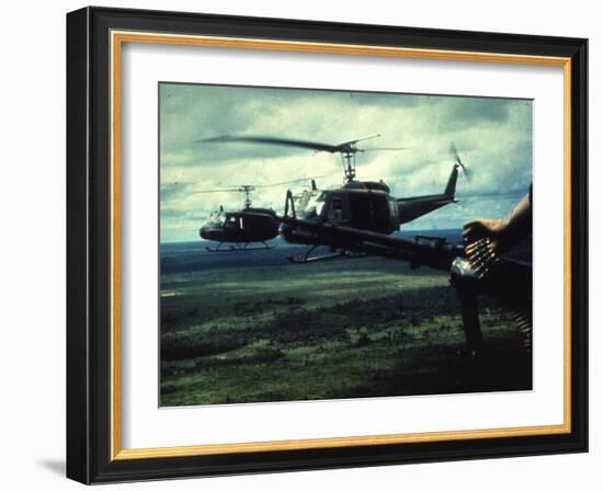 Air and Space: U.S. Army Bell UH-1 Iroquois-null-Framed Photographic Print