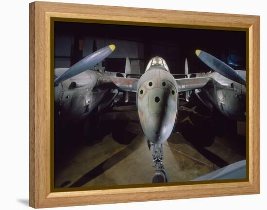 Air and Speed: Lockheed P-38-null-Framed Premier Image Canvas