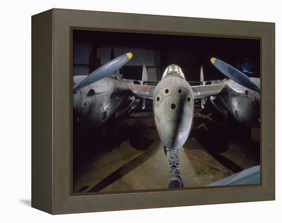 Air and Speed: Lockheed P-38-null-Framed Premier Image Canvas