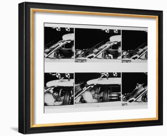 Air Bag Crash Test General Motors Proving Grounds Milford, Michigan, USA-null-Framed Photographic Print