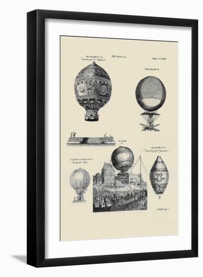 Air-Balloons-Andrew Bell-Framed Art Print