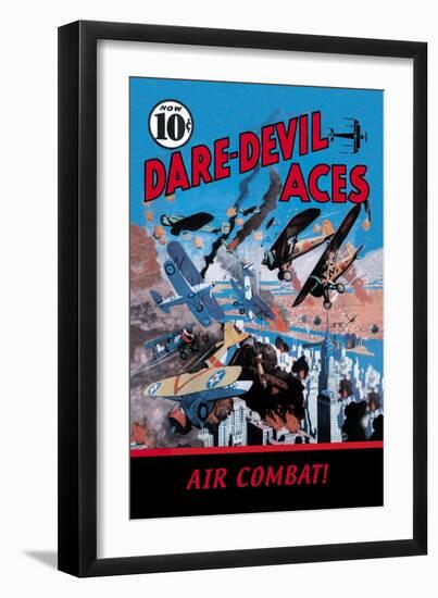 Air Combat!-null-Framed Art Print