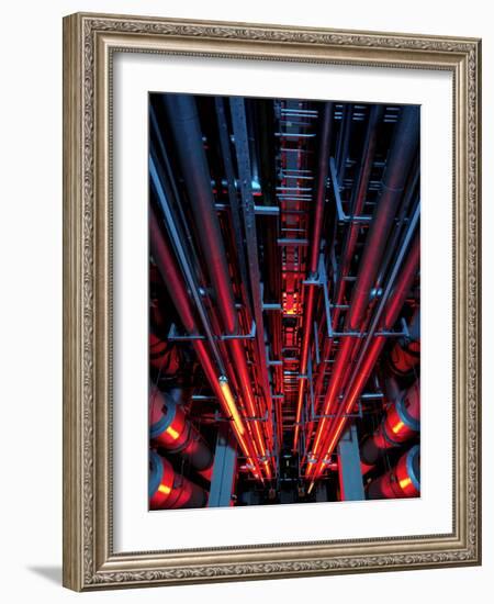 Air Conditioning Pipes-Tek Image-Framed Photographic Print