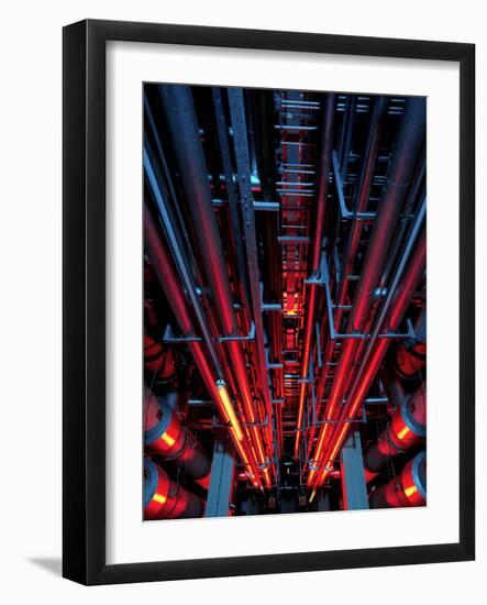 Air Conditioning Pipes-Tek Image-Framed Photographic Print