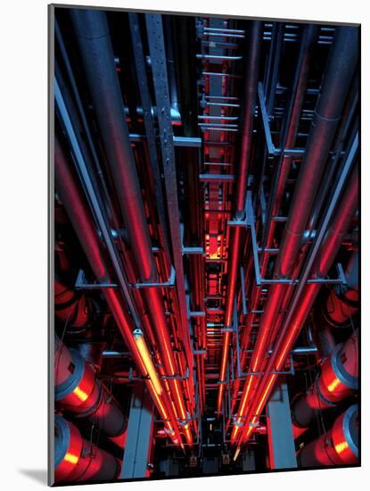 Air Conditioning Pipes-Tek Image-Mounted Photographic Print